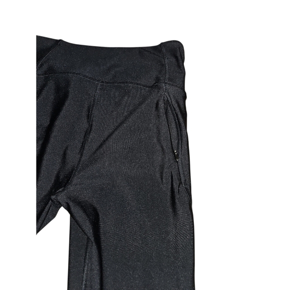 Under Armour Jet Black Compression Performance Leggings Size Medium - Picture 3 of 7